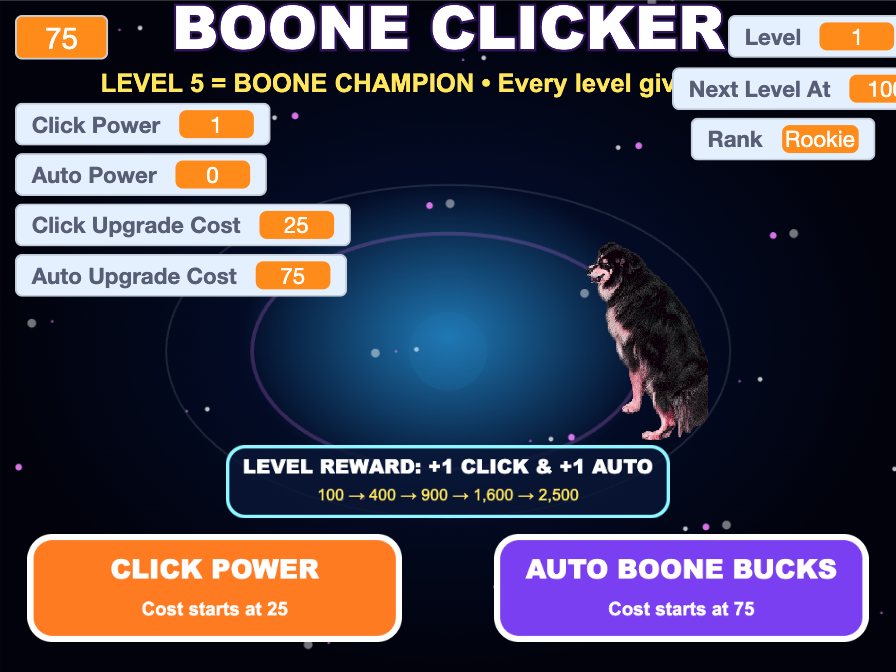 Boone Clicker