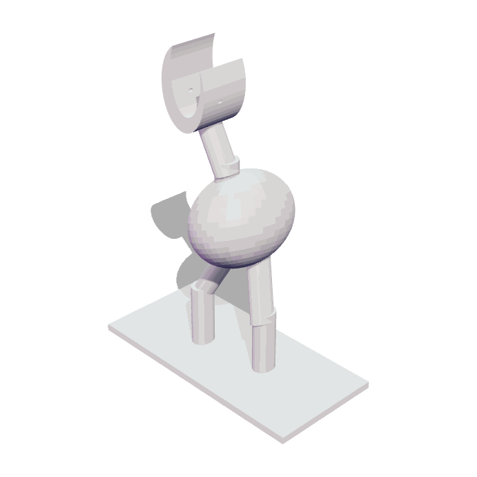 Weeping Lantern, 3D model, in the colors Harlan picked
